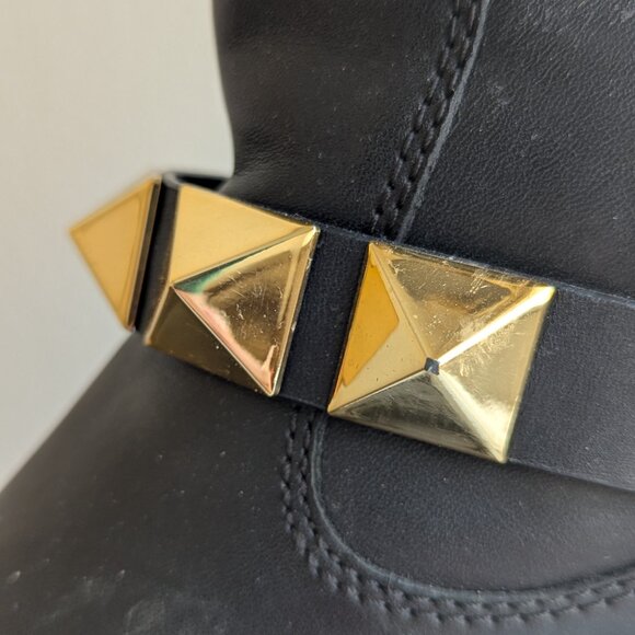 Michael Kors Layton Studded Leather Boot - Picture 8 of 9